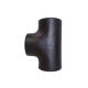 Chemical Industries Seamless Pipe Fittings Butt Weld Equal Reducing Tee 0.5inch