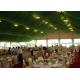Fire Retardant Wedding Event Tents With Drapery Decoration White Pvc Coating