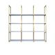 Gold Stainless Steel Shelf Rack Commercial Shop Bags Display Use