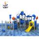 Happy Plastic Water Slide 1010 * 410 * 465 CM Skid Proof ROHS Approved