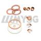Factory wholesale aluminum and copper gaskets for engineering vehicle engine seals, galvanized gaskets, flat gaskets, me