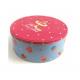 Food Grade Customized Storage Gift Metal Round Tin Box For Candy / Cookie Packaging