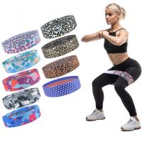 Super Elastic Yoga Resistance Loop Band Anti Slip For Hip Workout