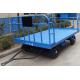Stable Airport Luggage Carts , Cargo Dolly Trailer 3 mm Faceplate Steel Plate