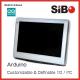 Q896S 7 inch Android 6.0 White tablet with NFC, LED, POE On Glass wall mount