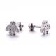 Christmas gift wholesale earrings animal shaped stud earrings women