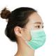 High filtration Non Woven Disposable Mask , 3 Ply Disposable Green PP Face Mask