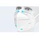 Single Use Kn95 Protective Mask Breathable , Standard Earloop Face Mask