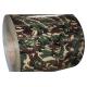 Galvanized Pre-painted Steel Coil PPGI Sheet With Camouflage Color ， corrosion