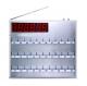 Ward nursing equipments 60 channels call number monitoring  board with voice  reporting function