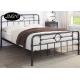 Industrial Piping Design Wrought Iron ODM Luxury King Bed Frame