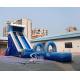 Outdoor Blow Up Commercial Big Kids Inflatable Water Slides For Water Park 0.55mm Pvc Tarpaulin