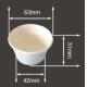 BAGASSE BIO-DEGRADABLE CUP, GOOD SUBSTITUTE OF PAPER AND PLASTIC CUPS, FOR HOT OR COLD BEVERAGES, CAN FIT WITH LID/COVER