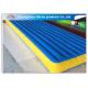 Blue Inflatable Tumble Track Folding Air Gymnastics Mats for Sports Games