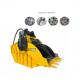 500 Mm Jaw Depth Hydraulic Crusher Bucket For Construction Applications