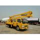 Dongfeng 16m Aerial Platform Truck , Vehicle Mounted Work Platforms CCC Approved