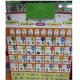Customized PET and hard PVC muslim children educational wall Arabic Alphabet