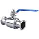 2 Way Straight Ball Valve DIN SMS WZ Sanitary Stainless Steel 304 316 316L Tri Clamp