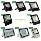 outdoor led flood lighting black fixture 10-200W RGB DMX controlled rechargeable security