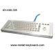Stand Alone Vandal Proof Keyboard 70 Metal Computer Keyboard Layout And Trackball Mouse