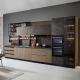 Melamine Board Prefab Kitchen Cabinets Wall Mounted Furniture