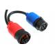 Heavy Duty J1939 Male To Female Extension OBD Cable For Vehicle Gateway Install