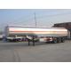 Oil Transport Fuel Tanker Semi Trailer 3 Axle 42000L 45 CBM 12R22.5 Tire