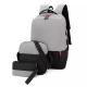 BSCI 3 In 1 Set Backpack Laptop Anti Theft Business Backpack With USB Charger Port