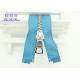 Customized 22 Inch Heavy Duty Separating Zippers , Multi Color Tape Long Coat Zippers