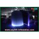 Inflatable Photo Booth Enclosure Customized Lighting Round Inflatable Photo Booth 3ml X 2mw X 2.3mh