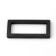 DIY Bag Accessories Matte Black Rectangle Metal Buckles for Garment Jeans and Overcoat