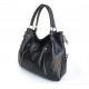 Wholesale Price Black Cowhide Leather Style Lady Shoulder Bag Handbag #2722