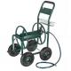 Make Watering Your Garden a Breeze with this Green Garden Hose Reel Cart and Ergonomic Handle