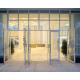 Aluminum Frame Glass Partition Walls Pivot Floor Glass Spring Door