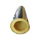 64kg/m3 Glass Wool Tube With Aluminum Foil Steam Pipe Insulation 25mm Thick