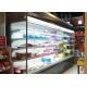 Open Air Commercial Beverage Fridge Vertical Air Curtain Merchandisers