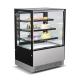 Best Selling 3 Layers Right Angle Cake Freezer Display Vertical Bakery Chiller Cake Showcase