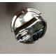 Customized Silver Anodizing Precision CNC Aluminum / Zinc Alloy Turned Twist Switch