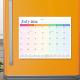 Paper Monthly View Layout Custom Wall Calendars