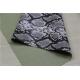 Grey High Grade Pu Leather / Printed Leather Fabric 0.65mm Thickness
