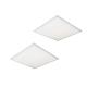 Luminans Flat Square LED Lights Fixture Flicker Free Waterproof IP44 295x295mm