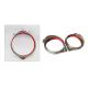 Carbon Steel Quick Release Ring Clamp Spiral Rapid Lock With Seal Gasket