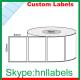 Custom Thermal Label 102mmX63mm/1 Plain D/Thermal Roll Removable, 2,000Lpr, 76mm core