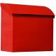 Custom Logo Red Mailbox Modern Metal Wall Mount Mailbox for Outdoor Weather Resistant