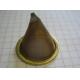 Brass Conical Strainer SS304 Wire Mesh Filters With Flat Sharp Bottom