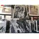 Hotel Surface Finishing Polished Italian Fendy Black Marble with White Veins Tile
