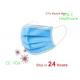 Triple Layer Surgical Mask Anti Fog Face Mask With Elastic Ear Loop