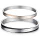 Tagor Jewellery Super Quality 316L Stainless Steel Couple Bracelet Bangle TYGB002