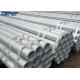 HDG Seamless Welded Pipes Hot Dipped Galvanized With PE BE BSPT NPT