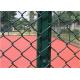 Pvc Coated Green Color Playground Q195 Chain Wire Mesh Fencing